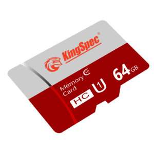 KingSpec C10 High-Performance 64GB MicroSD Memory Card